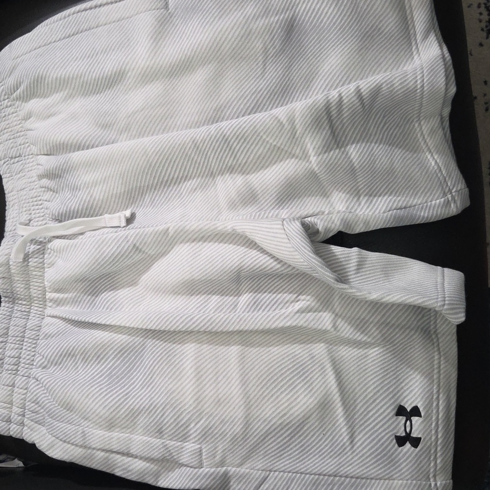 Under Armour White Athletic Shorts